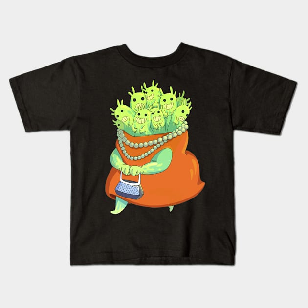 Alien Monster Kids T-Shirt by Victoria Hamre